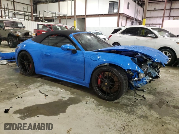 2024 Porsche 911 Carrera S with VIN WP0CB2A94RS245398, listed as a Copart auction lot 41980985 with 3,674 mi miles and Salvage Title. Bid and sale history available at carsss.com. Image 4.