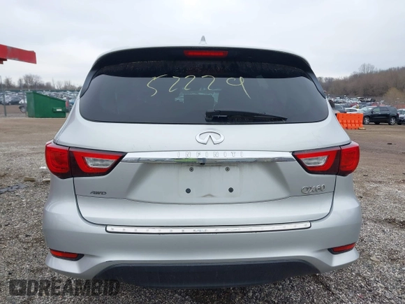 2016 Infiniti QX60 with VIN 5N1AL0MM8GC518533, listed as a IAAI auction lot 41947606 with 100,185 mi miles and . Bid and sale history available at DreamBid. Image 17.