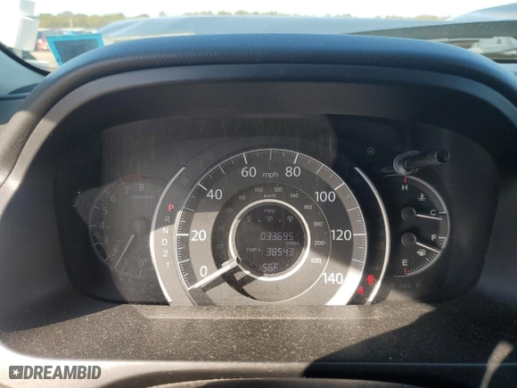 2013 Honda CR-V LX with VIN 2HKRM4H33DH643145, listed as a Copart auction lot 49528035 with 33,695 mi miles and Salvage Title. Bid and sale history available at carsss.com. Image 9.
