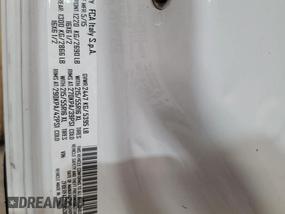 2015 Ram ProMaster City Cargo Tradesman z VIN ZFBERFAT7F6A53619, wystawiony jako Copart lot #54304605 z przebiegiem 113 667 mil mil oraz Szkoda całkowita • Salvage title. Historia ofert i sprzedaży dostępna na DreamBid. Obrazek 13.