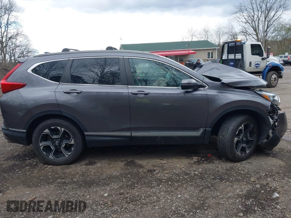 2018 Honda CR-V Touring with VIN 7FARW2H98JE040757, listed as a IAAI auction lot 42044927 with 1 mi miles. Bid and sale history available at carsss.com. Image 12.