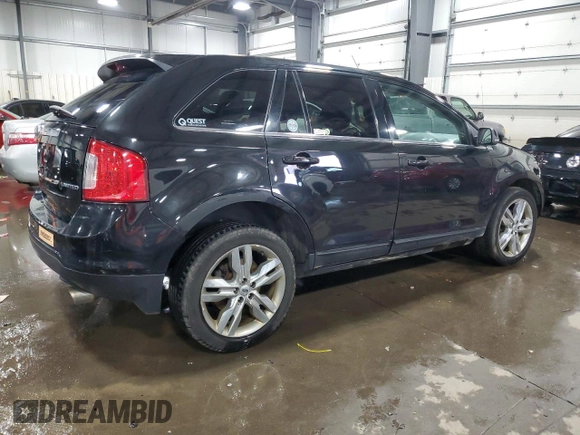 2013 Ford Edge Limited with VIN 2FMDK3KC7DBE03767, listed as a Copart auction lot 49704035 with 188,298 mi miles and Salvage Title. Bid and sale history available at carsss.com. Image 3.