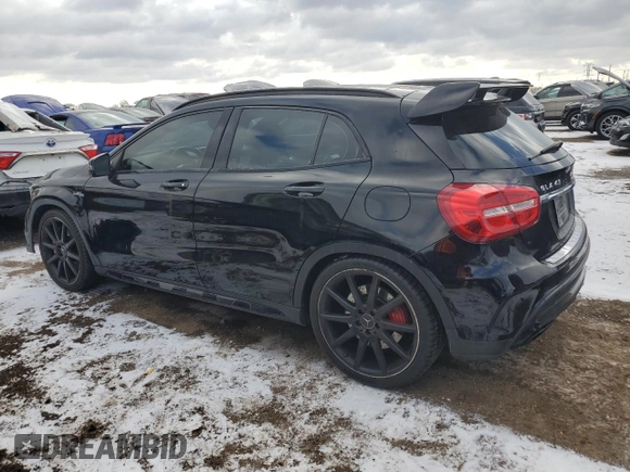 2015 Mercedes-Benz GLA 45 AMG z VIN WDDTG5CB9FJ056868, wystawiony jako Copart lot #41579235 z przebiegiem 84 147 mil mil oraz Szkoda całkowita • Salvage title. Historia ofert i sprzedaży dostępna na DreamBid. Obrazek 2.