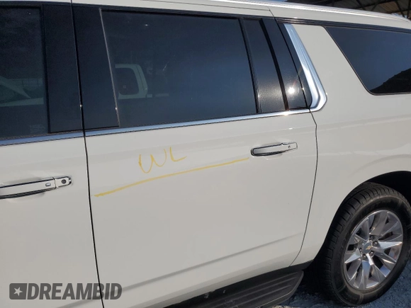 2022 Chevrolet Suburban Premier with VIN 1GNSCFKD2NR180661, listed as a Copart auction lot 74840484 with 55,972 mi miles and Salvage title. Bid and sale history available at DreamBid. Image 13.