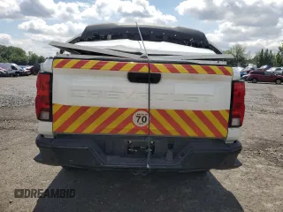 2023 Chevrolet Colorado 2WD Work Truck with VIN 1GCGSBEC3P1257245, listed as a Copart auction lot 63418715 with 9,715 mi miles and Clean title. Bid and sale history available at DreamBid. Image 6.