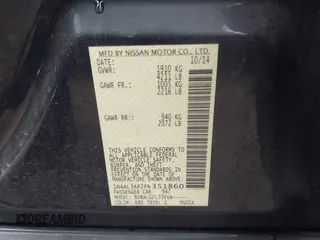 2015 Nissan Altima 2.5 S with VIN 1N4AL3AP2FN351860, listed as a IAAI auction lot 41844963 with 173,046 mi miles. Bid and sale history available at carsss.com. Image 9.