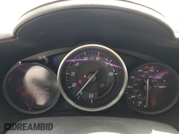 2017 FIAT 124 Spider Lusso with VIN JC1NFAEK4H0103516, listed as a Copart auction lot 57253905 with 46,291 mi miles and Salvage title. Bid and sale history available at DreamBid. Image 9.