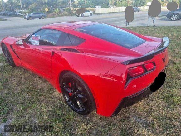 2018 Chevrolet Corvette 2LT with VIN 1G1YD2D77J5103133, listed as a Copart auction lot 44452855 with 125,580 mi miles and Clean Title. Bid and sale history available at DreamBid. Image 3.