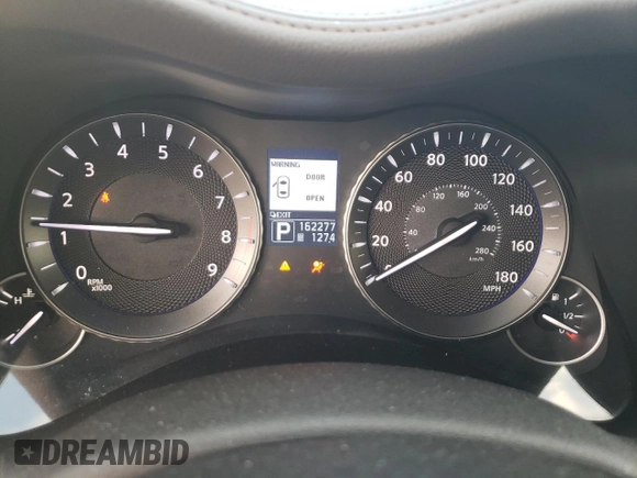 2012 Infiniti M37 with VIN JN1BY1AP7CM333444, listed as a Copart auction lot 83711914 with 162,277 mi miles and Salvage Title. Bid and sale history available at carsss.com. Image 9.