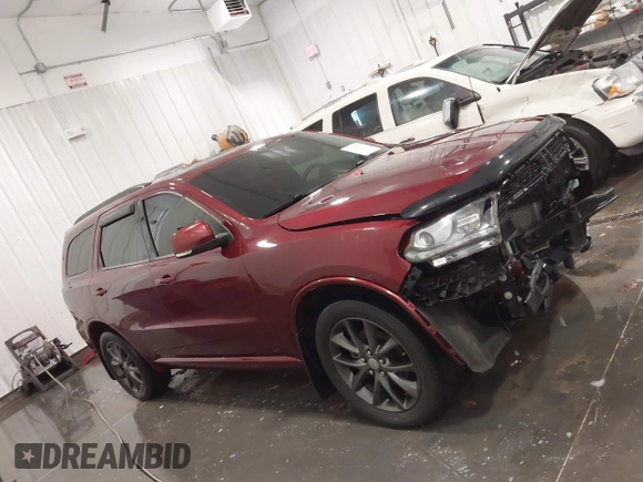 2017 Dodge Durango GT with VIN 1C4RDJDG2HC758070, listed as a IAAI auction lot 41898378 with 153,856 mi miles and . Bid and sale history available at carsss.com. Image 14.