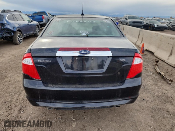 2012 Ford Fusion SEL with VIN 3FAHP0JG6CR146228, listed as a Copart auction lot 48586075 with 97,456 mi miles and Clean Title. Bid and sale history available at carsss.com. Image 6.