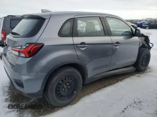 2021 Mitsubishi Outlander Sport ES with VIN JA4AJUAU4MU606470, listed as a Copart auction lot 87501685 with 22,975 mi miles and Salvage title. Bid and sale history available at DreamBid. Image 3.