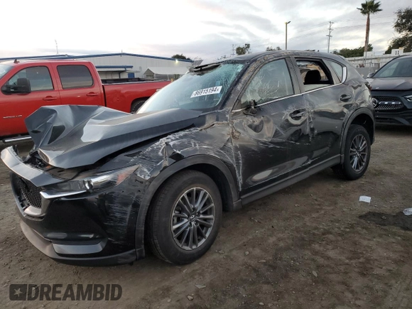 2021 Mazda CX-5 Sport with VIN JM3KFABM3M1334284, listed as a Copart auction lot 86915194 with 0 mi miles and Salvage Title. Bid and sale history available at carsss.com. Image 1.