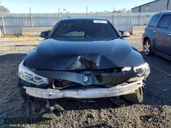 2014 BMW 4 Series 435i with VIN WBA3R1C56EK191111, listed as a Copart auction lot 76946514 with 107,094 mi miles and Salvage Title. Bid and sale history available at carsss.com. Image 5.