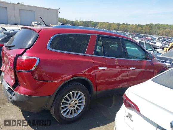 2012 Buick Enclave Leather with VIN 5GAKRCED3CJ364473, listed as a IAAI auction lot 41912564 with 159,090 mi miles and . Bid and sale history available at carsss.com. Image 13.
