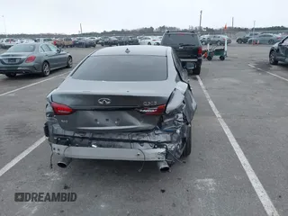 2021 Infiniti Q50 Red Sport 400 with VIN JN1FV7DR9MM880162, listed as a IAAI auction lot 41244912 with 44,943 mi miles and . Bid and sale history available at DreamBid. Image 16.