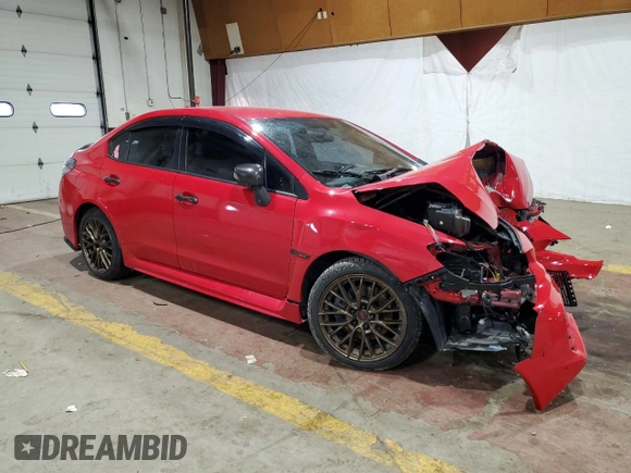 2021 Subaru WRX with VIN JF1VA1A62M9809163, listed as a Copart auction lot 45633935 with 0 mi miles and Salvage Title. Bid and sale history available at carsss.com. Image 4.