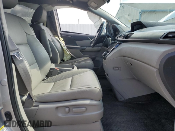 2016 Honda Odyssey EX-L with VIN 5FNRL5H65GB117587, listed as a Copart auction lot 50508535 with 105,001 mi miles and Salvage Title. Bid and sale history available at DreamBid. Image 7.
