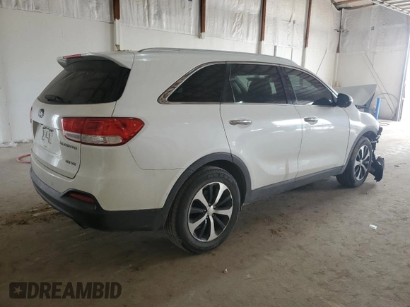 2016 Kia Sorento EX with VIN 5XYPH4A50GG099271, listed as a Copart auction lot 48940445 with Not provided miles and Salvage title. Bid and sale history available at DreamBid. Image 3.