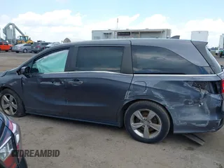 2020 Honda Odyssey EX with VIN 5FNRL6H54LB025555, listed as a IAAI auction lot 42512480 with 95,425 mi miles and . Bid and sale history available at DreamBid. Image 14.