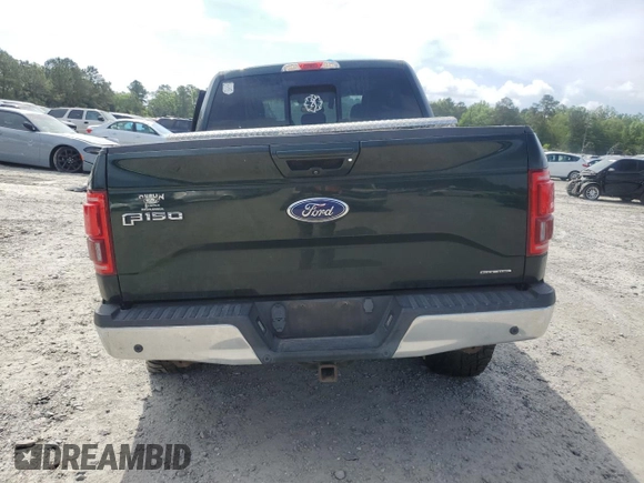 2015 Ford F-150 XLT with VIN 1FTEW1EFXFFC86307, listed as a Copart auction lot 52156875 with 112,395 mi miles and Salvage Title. Bid and sale history available at carsss.com. Image 6.