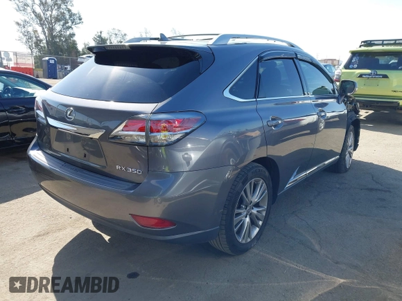2013 Lexus RX 350 with VIN 2T2ZK1BA4DC094159, listed as a IAAI auction lot 41987974 with 113,239 mi miles and . Bid and sale history available at DreamBid. Image 4.