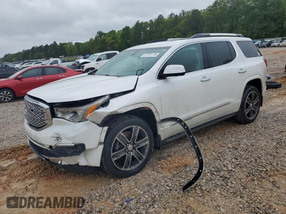 2017 GMC Acadia Denali with VIN 1GKKNPLS8HZ228288, listed as a Copart auction lot 51741115 with 116,427 mi miles and Salvage Title. Bid and sale history available at DreamBid. Image 1.