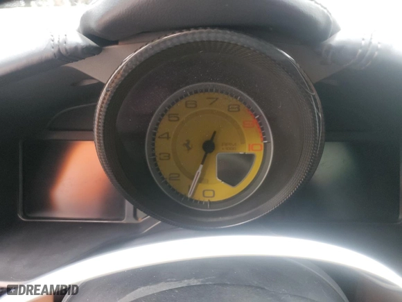 2013 Ferrari F12berlinetta with VIN ZFF74UFA7D0193622, listed as a Copart auction lot 51904615 with 0 mi miles and Salvage Title. Bid and sale history available at carsss.com. Image 9.