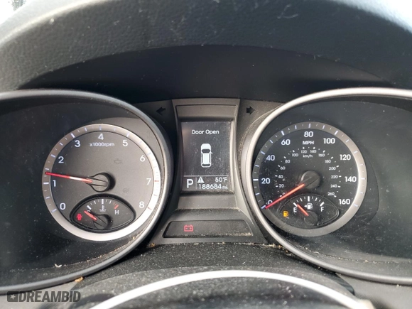 2016 Hyundai Santa Fe Sport with VIN 5XYZT3LB1GG318307, listed as a Copart auction lot 85801254 with 188,684 mi miles and Salvage Title. Bid and sale history available at carsss.com. Image 9.