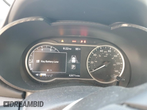 2021 Nissan Versa SR with VIN 3N1CN8FV5ML807402, listed as a Copart auction lot 61392685 with 62,671 mi miles and Salvage title. Bid and sale history available at DreamBid. Image 9.