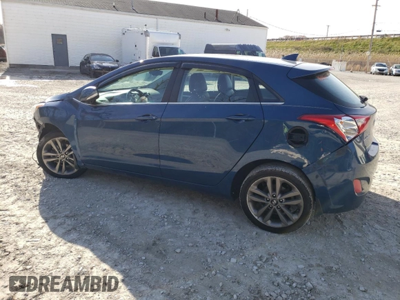 2016 Hyundai Elantra with VIN KMHD35LH3GU303392, listed as a Copart auction lot 80389604 with 55,221 mi miles and Salvage Title. Bid and sale history available at DreamBid. Image 2.