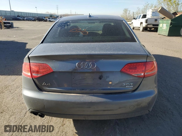 2012 Audi A4 Premium с VIN WAUBFAFL0CA116261, выставлен на аукционе Copart как лот 49870365 с пробегом 123 792 миль миль и Списание • Salvage title. История ставок и продаж доступна на DreamBid. Изображение 6.