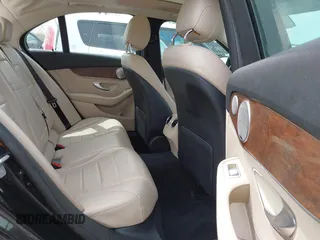 2015 Mercedes-Benz C with VIN 55SWF4KBXFU040013, listed as a IAAI auction lot 42136894 with 123,460 mi miles. Bid and sale history available at carsss.com. Image 8.