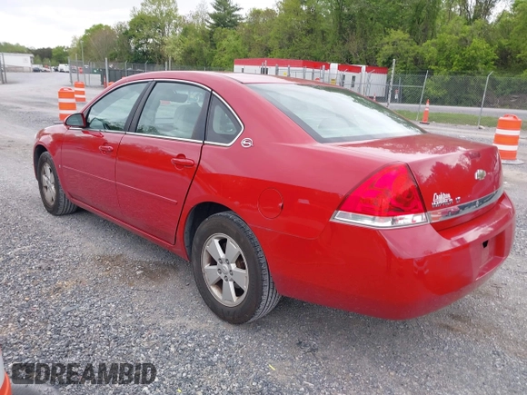 2008 Chevrolet Impala LT with VIN 2G1WT55N781250671, listed as a IAAI auction lot 42205708 with 171,362 mi miles and . Bid and sale history available at DreamBid. Image 3.