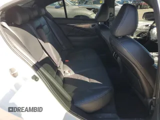 2020 Infiniti Q50 with VIN JN1EV7ARXLM254439, listed as a Copart auction lot 44926835 with 43,146 mi miles and Salvage Title. Bid and sale history available at DreamBid. Image 10.