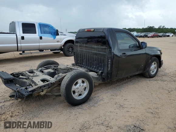2006 Chevrolet Colorado LS z VIN 1GCCS148168295231, wystawiony jako Copart lot #54181725 z przebiegiem 80 156 mil mil oraz Szkoda całkowita • Salvage title. Historia ofert i sprzedaży dostępna na DreamBid. Obrazek 3.
