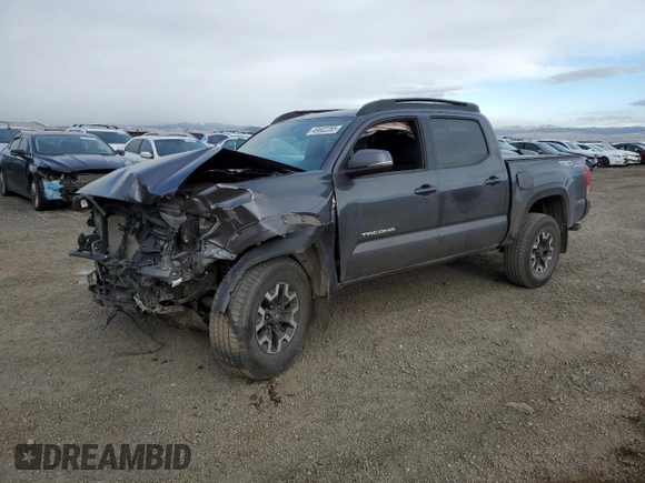 2017 Toyota Tacoma SR5 with VIN 5TFCZ5AN3HX070623, listed as a Copart auction lot 49602285 with 53,025 mi miles and Salvage title. Bid and sale history available at DreamBid. Image 1.