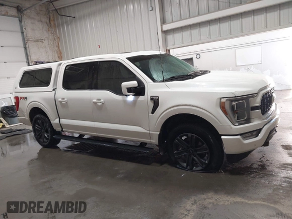 2023 Ford F-150 XL with VIN 1FTFW1ED8PFC32279, listed as a IAAI auction lot 41552160 with 16,368 mi miles. Bid and sale history available at carsss.com. Image 13.
