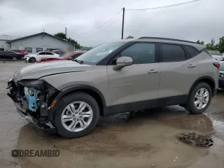 2021 Chevrolet Blazer LT z VIN 3GNKBHRS9MS532455, wystawiony jako Copart lot #59397855 z przebiegiem Nie podano mil oraz Szkoda całkowita • Salvage title. Historia ofert i sprzedaży dostępna na DreamBid. Obrazek 1.