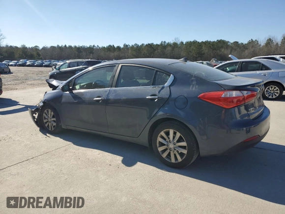 2014 Kia Forte EX with VIN KNAFX4A81E5047546, listed as a Copart auction lot 89078535 with 184,664 mi miles and Salvage Title. Bid and sale history available at carsss.com. Image 2.