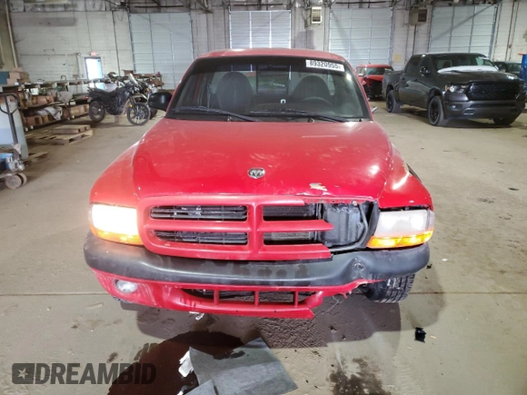1999 Dodge Dakota SLT with VIN 1B7GL26Z4XS233613, listed as a Copart auction lot 89320955 with 221,289 mi miles and Clean Title. Bid and sale history available at carsss.com. Image 5.