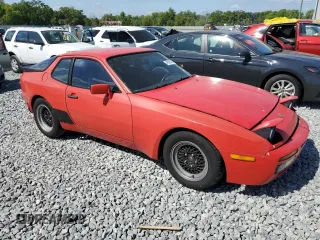 1983 Porsche 944 with VIN WP0AA0945DN453742, listed as a Copart auction lot 49583285 with 12,621 mi miles and Salvage Title. Bid and sale history available at carsss.com. Image 4.