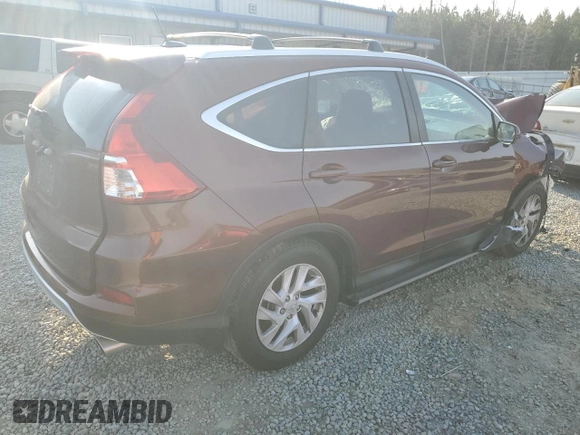 2015 Honda CR-V EX-L with VIN 2HKRM3H77FH502708, listed as a Copart auction lot 49065785 with 0 mi miles and Salvage Title. Bid and sale history available at carsss.com. Image 3.