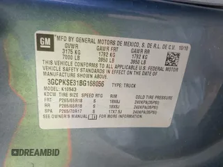 2011 Chevrolet Silverado 1500 LT with VIN 3GCPKSE31BG168056, listed as a IAAI auction lot 41877462 with 148,638 mi miles and . Bid and sale history available at DreamBid. Image 9.