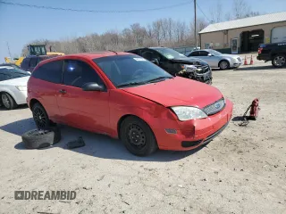 2007 Ford Focus S with VIN 1FAHP31N17W155180, listed as a Copart auction lot 48991395 with 210,400 mi miles and Salvage Title. Bid and sale history available at DreamBid. Image 4.