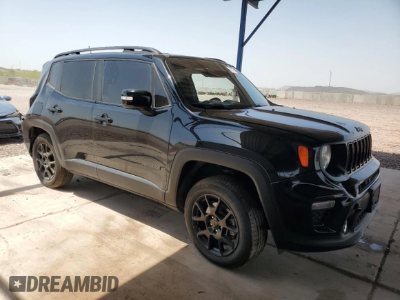2020 Jeep Renegade Altitude with VIN ZACNJBBB2LPL45944, listed as a Copart auction lot 63150405 with 97,925 mi miles and Salvage title. Bid and sale history available at DreamBid. Image 4.