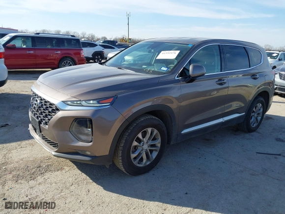 2020 Hyundai Santa Fe SEL with VIN 5NMS3CAD1LH219993, listed as a IAAI auction lot 41592576 with 58,778 mi miles. Bid and sale history available at carsss.com. Image 17.
