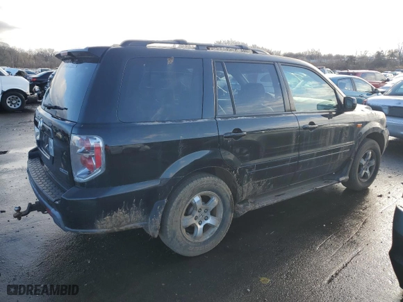 2008 Honda Pilot EX-L with VIN 5FNYF18788B039084, listed as a Copart auction lot 83198494 with 201,213 mi miles and Clean Title. Bid and sale history available at carsss.com. Image 3.