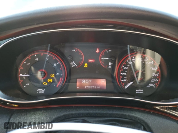 2015 Dodge Dart SXT with VIN 1C3CDFBB1FD299815, listed as a Copart auction lot 54143905 with 175,579 mi miles and Salvage Title. Bid and sale history available at carsss.com. Image 9.