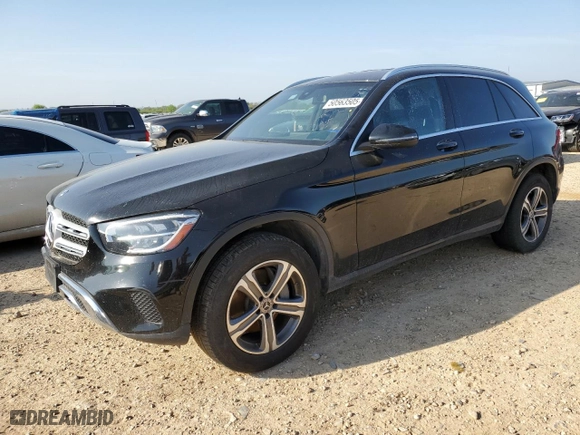 2020 Mercedes-Benz GLC with VIN W1N0G8DB6LF764533, listed as a Copart auction lot 50563505 with 90,568 mi miles and Clean Title. Bid and sale history available at carsss.com. Image 1.